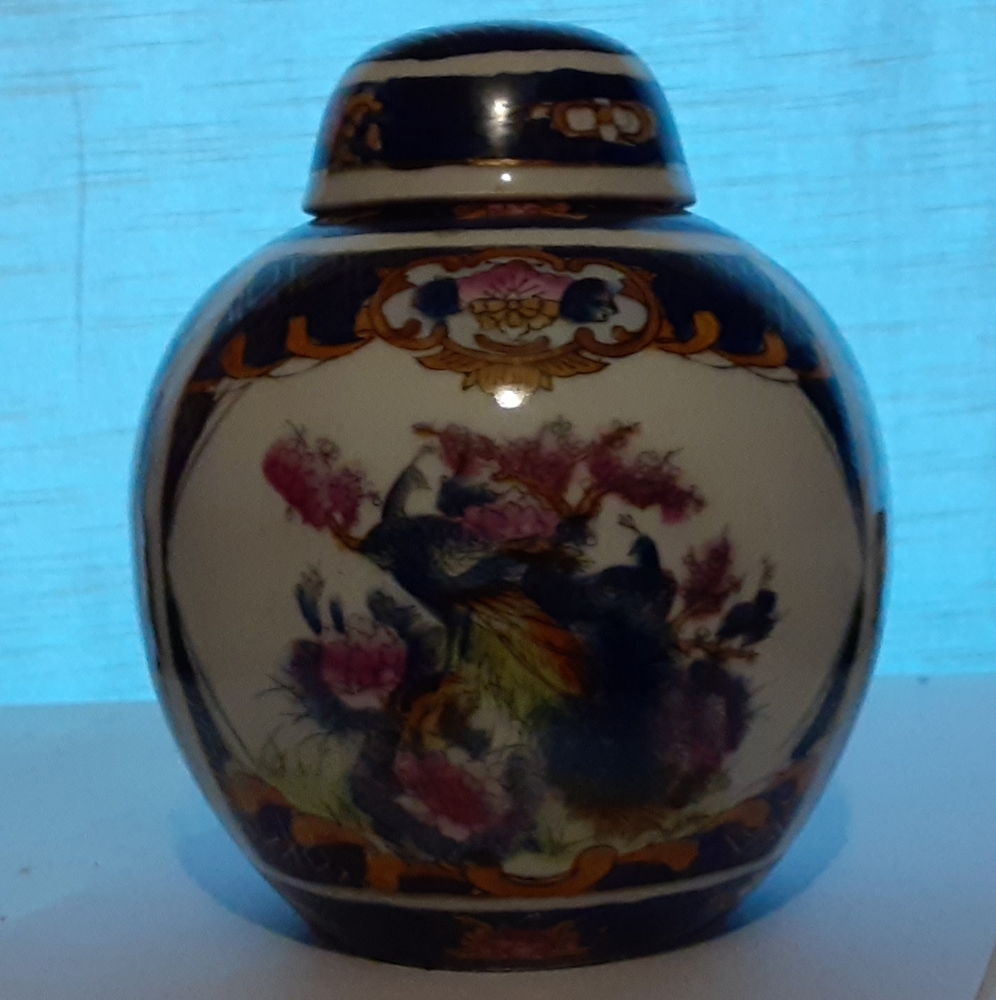 Hand painted Ginger Jar.